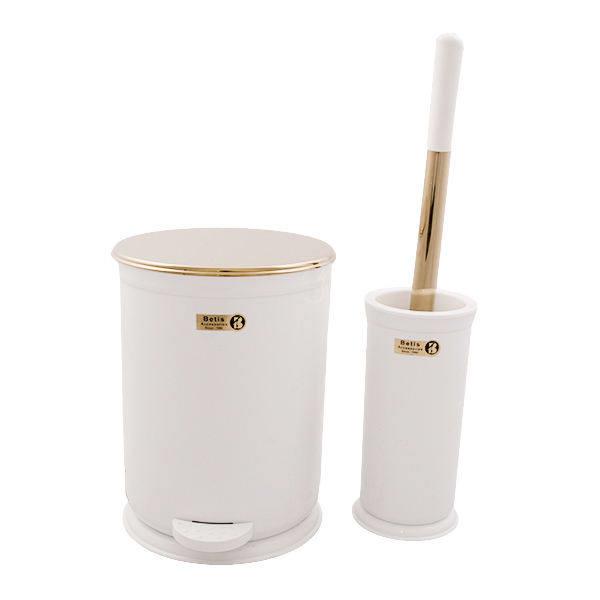 ست سطل زباله و فرچه بتیس مدل شاین